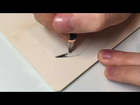 Видео: Урок по растушевке пудровых бровей || для начинающих Уровень 1