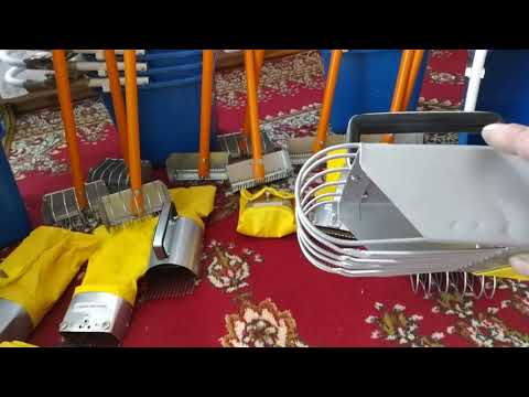 Видео: комбайн для сбора клюквы