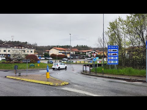 Видео: Чиним воздух и едем в Швейцарию. Но меня там ждёт облом)) Прогулялсяпо итальянской глубинке.