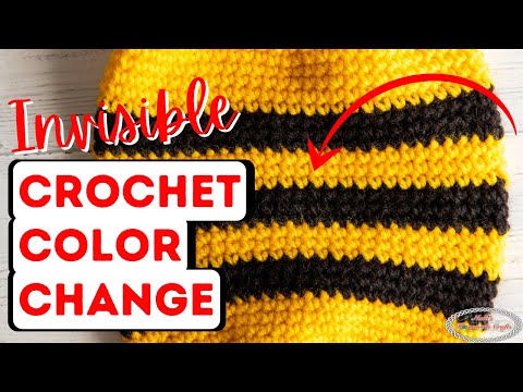 Видео: Невидимая смена цвета крючком для амигуруми — узнайте секрет, как избежать неровных линий