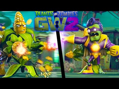 Видео: Зомби против Растений видео   битва с Боссами часть 2 в смешной игре Plants vs Zombies GW 2