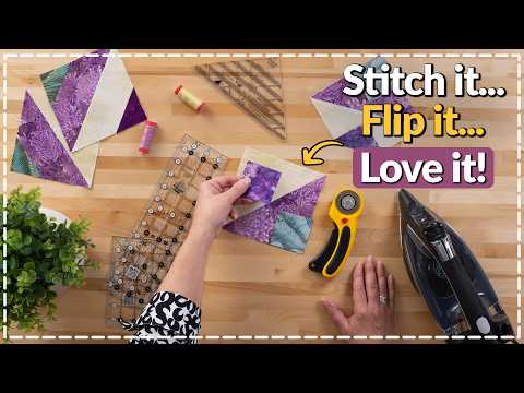 Видео: Вы перевернёте эти стежки! Мастер-класс по созданию лоскутного блока длиной 5 ярдов