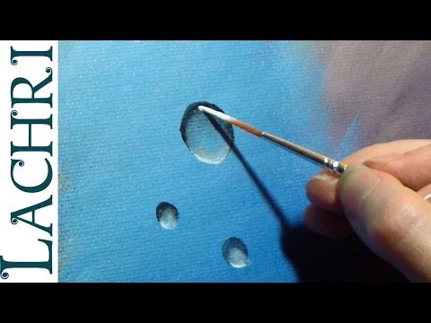 Видео: Как рисовать простые пузыри и капли воды — демонстрация покадровой съёмки от Лакхри