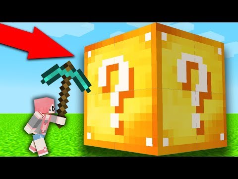 Видео: ОТКРЫВАЮ САМЫЙ БОЛЬШОЙ ЛАКИ БЛОК В МАЙНКРАФТ!