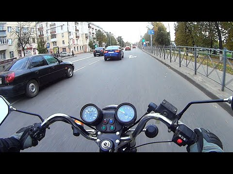 Видео: Прокатимся на JAWA 350 Chopper