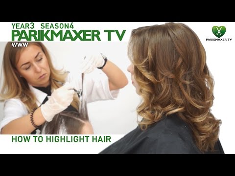 Видео: Мелирование на открытом воздухе How to highlight hair парикмахер тв parikmaxer.tv