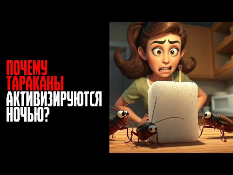 Видео: ПОЧЕМУ ТАРАКАНЫ АКТИВИЗИРУЮТСЯ НОЧЬЮ