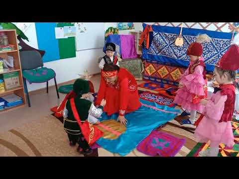 Видео: "Аққайнар орта мектебі" КММ жанындағы шағын орталығы "Ханталапай" ұлттық ойындар сайысы