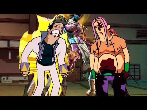 Видео: ЖОТАРО ТОКИЙСКИЙ устроил зарубу в JoJo All Star Battle R