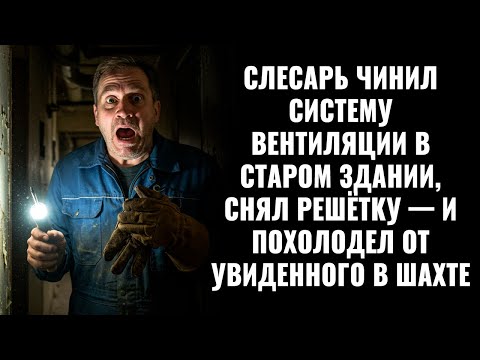 Видео: Слесарь чинил систему вентиляции в старом здании, снял решётку — и похолодел от увиденного в шахте
