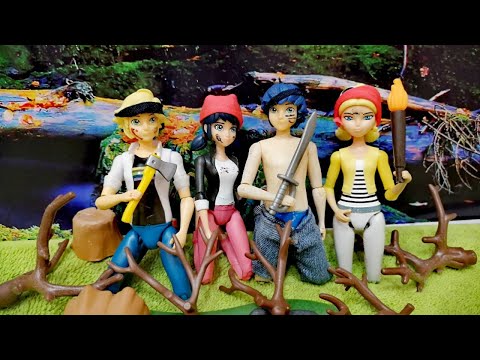 Видео: 24 ЧАСА В ДРЕМУЧЕМ ЛЕСУ ЧТОБЫ ВЫЖИТЬ. МАРИНЕТТ, АДРИАН, ХЛОЯ И ЛУКА