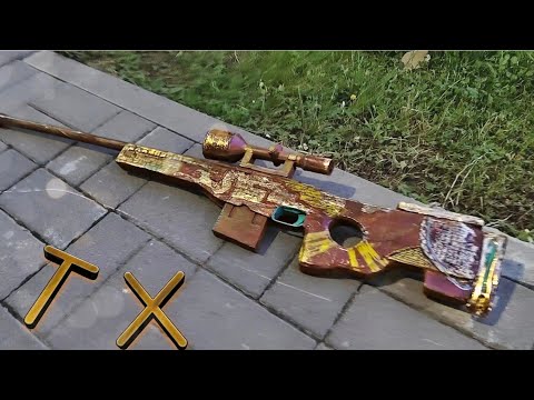 Видео: AWM - Treasure Hunter из Standoff в реальной жизни 😳❤️