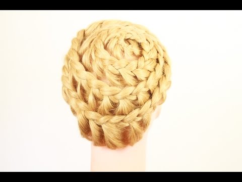 Видео: Прическа улитка. "Basket style" Hairstyle