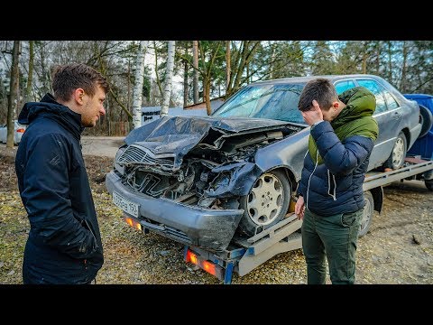 Видео: Вадим разбил Mercedes