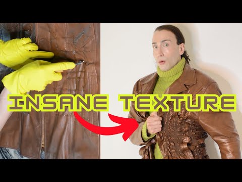 Видео: Как я случайно изобрел ПРОСТОЙ способ текстурирования кожи (сумасшедшая техника манипуляции с тка...