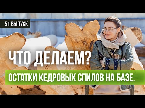 Видео: ОСТАТКИ КЕДРОВЫХ СПИЛОВ НА БАЗЕ. ЧТО ДЕЛАЕМ?/строим уникальные дома из кедра и сосны