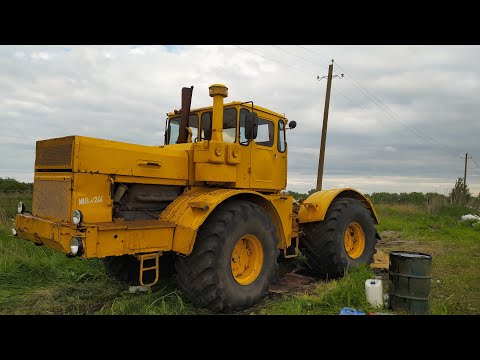 Видео: Выехали на Кировце дисковать целину. Итоги первого дня работы.