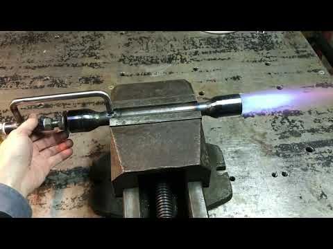 Видео: Инжекционная пропановая горелка