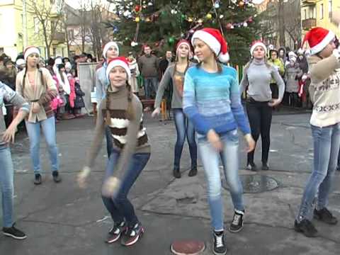 Видео: Открытие Новогодней елки в городе Счастье 22.12.13