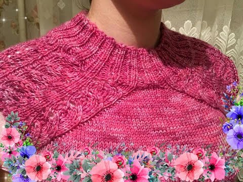 Видео: Джемпер ХИТ. Неклассический реглан сверху. Модель БЕЗ РОСТКА! 1 часть