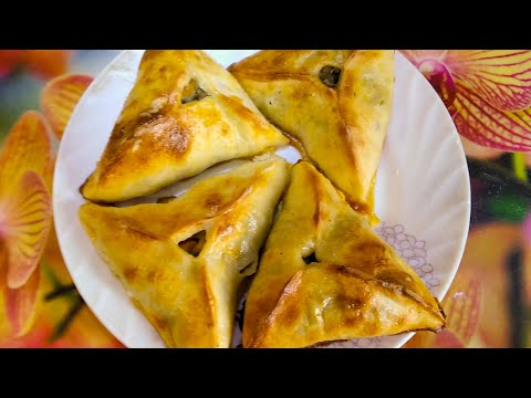 Видео: Азиатские ПИРОЖКИ с Тыквой и мясным фаршем/Азиатская САМСА с тыквой