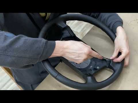 Видео: Перетяжка руля BMW E39, финал
