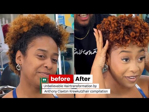 Видео: Невероятная трансформация волос от Энтони Клэкстона. Подборка Krewkutzhair❤️