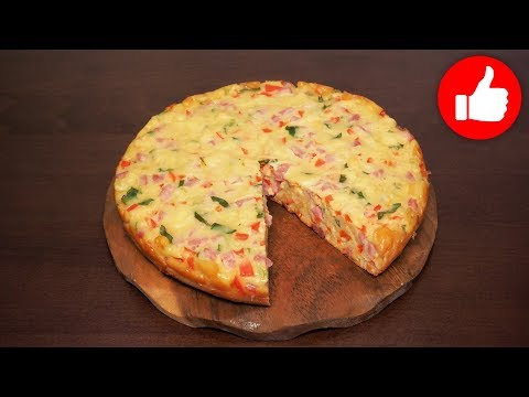 Видео: Вкусный пирог с ветчиной и сыром в мультиварке, рецепт #рецепты для мультиварки
