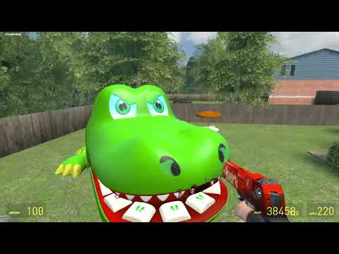 Видео: Развлекаемся с Доуи в Гаррис Мод в зеленого крокодила