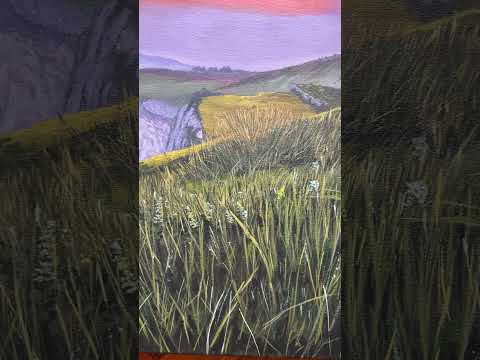 Видео: Залез от Кобилини стени, Врачански балкан #картина #painting #планина #mountains