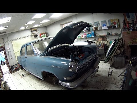 Видео: ГАЗ 21УС. Новые (старые) колеса, помпа, тормоза...