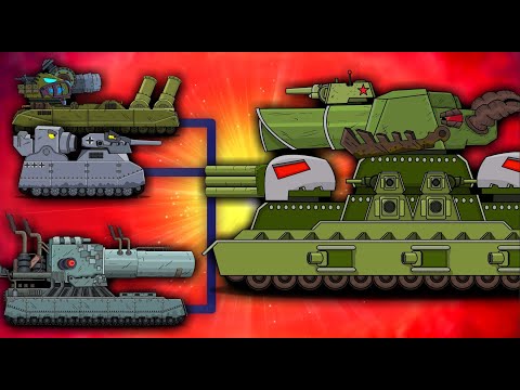 Видео: Мега Танки VS Советский Гибрид - Мультики про танки