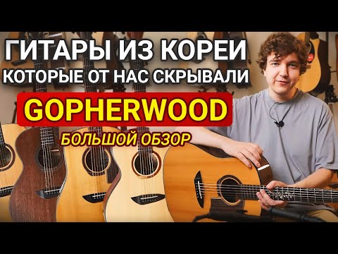 Видео: Корейские Гитары №1? Обзор Гитар Gopherwood!