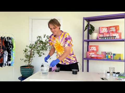 Видео: Мастер-класс Тимофея Малярова по использованию закрепителя цвета Dropcolor тай-дай