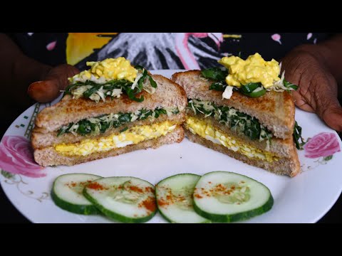 Видео: Сэндвич с овощами и яичным салатом