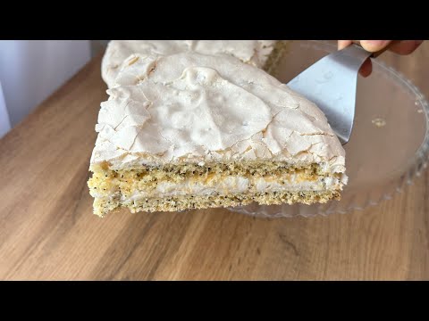 Видео: НЕОБЫЧНО ВКУСНЫЙ МАКОВЫЙ ПИРОГ С МЕРЕНГОЙ!  Я В ВОСТОРГЕ!