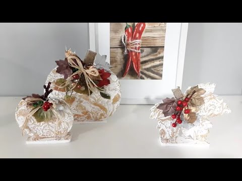 Видео: DIY ОСЕННИЙ ДЕКОР необычным способом🍁/ Fall Decorating Ideas