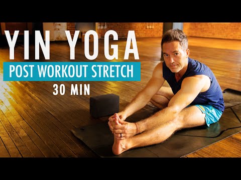 Видео: 30-минутная йога после тренировки: Инь-йога для растяжки всего тела