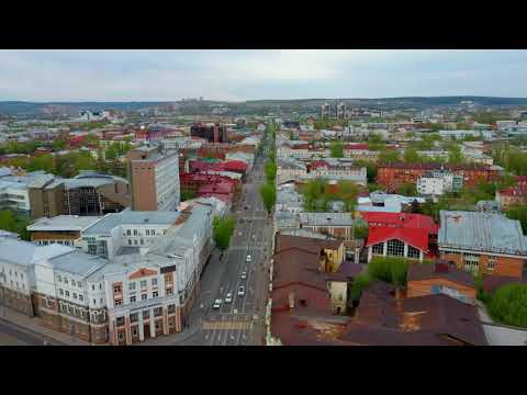 Видео: Полет над Иркутском