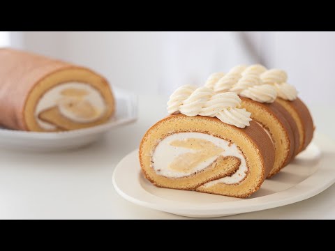 Видео: Рулет с ванильным кремом ｜HidaMari Cooking