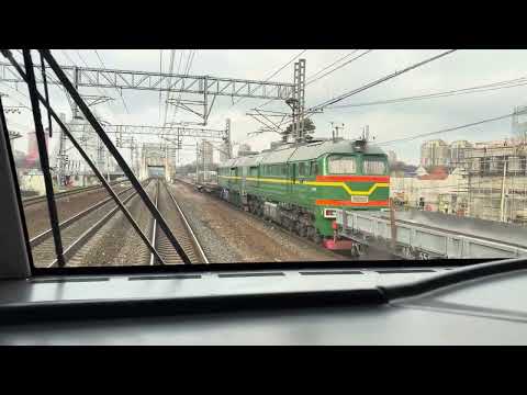 Видео: Перенос пути на МЦД 3 около Левобережной