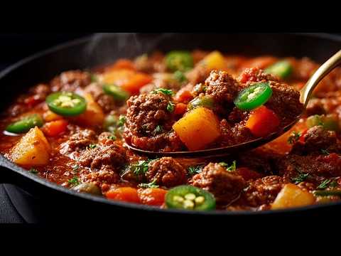 Видео: Забудьте о сложных ужинах! В этом фарше с говядиной и овощами есть всё!