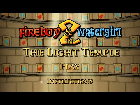 Видео: Огонь и вода: Храм света | Fireboy and Watergirl 2 - GF4Y.COM