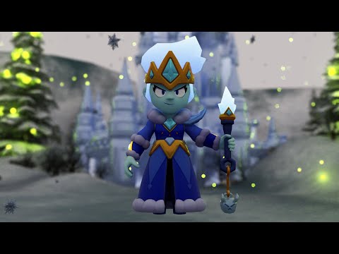 Видео: НОВОГОДНЯЯ ИСТОРИЯ СНЕЖНОЙ КОРОЛЕВЫ АМБЕР BRAWL STARS