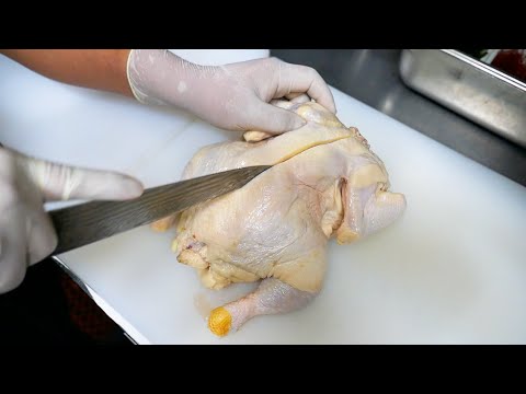 Видео: Тайская кухня - Хрустящая лапша свиные фрикадельки и курица гриль Нью-Йорк