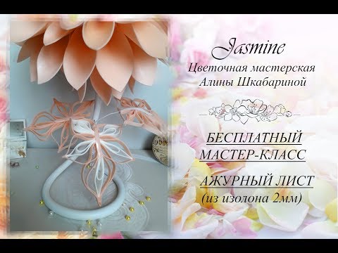 Видео: БЕСПЛАТНЫЙ МК  - АЖУРНЫЙ ЛИСТ