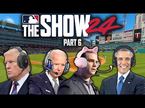 Видео: Президенты США играют в MLB The Show 24 (часть 6)