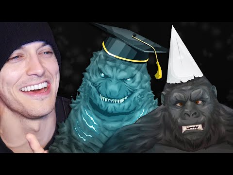 Видео: Реакция на GODZILLA EVOLUTION против KONG EVOLUTION