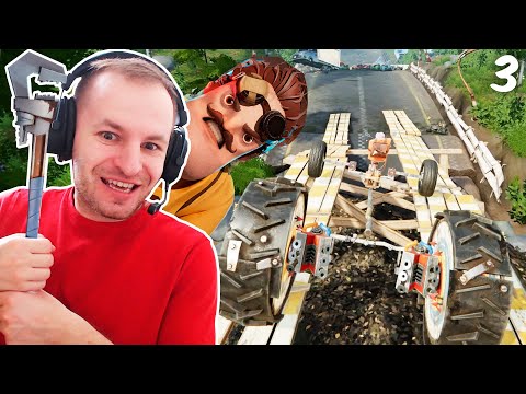 Видео: Лучший Инженер во всем Ютубе! Игра Привет Сосед про крафт машин – Hello Engineer [3]