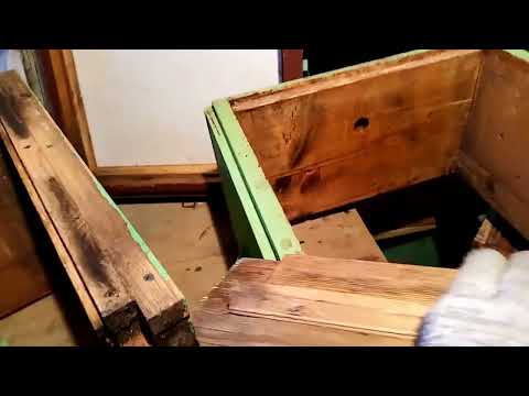 Видео: Как переделать улей со сплошным(глухим) дном на противоварроатозную сетку и остаться на сплошном дне